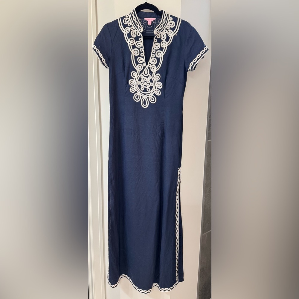 Lilly Pulitzer Navy Caftan